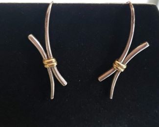 Sterling/Gold Earrings 
