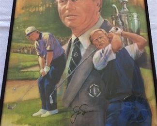 SignedJack Nicklaus Portrait, 16" x 20".