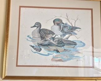 Bill Wesling Signed and Numbered Waterfowl Prints from the early 1980's.
