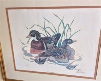 Bill Wesling Signed and Numbered Waterfowl Prints from the early 1980's.
