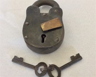Antique Lock and Keys.