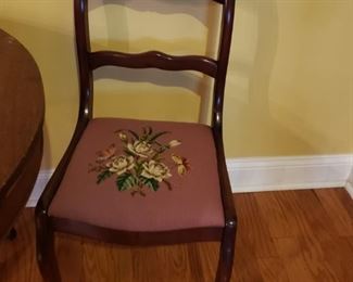 Antique Needlepoint Chairs