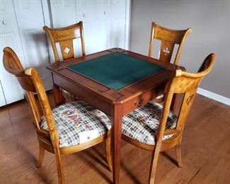 Solid Maple Game Table -Furniture Land South
