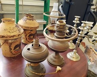 Antique Lamps etc