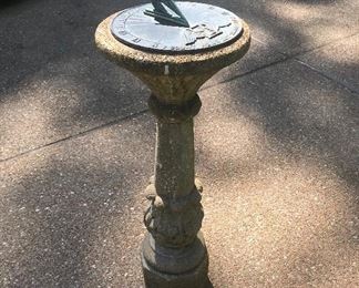Concrete Pedestal/Sundial