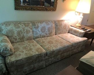 Gold vintage couch, clean!