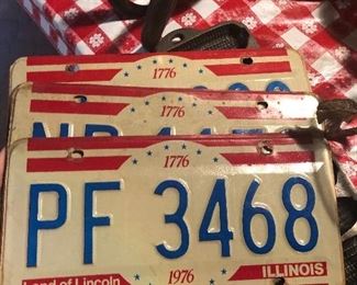 Bicentennial license plates