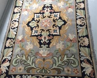 Vintage Handmade (with tag) woven rug