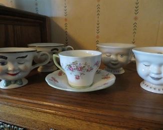 Bailey's Irish Cream cups, antique cup and saucer 