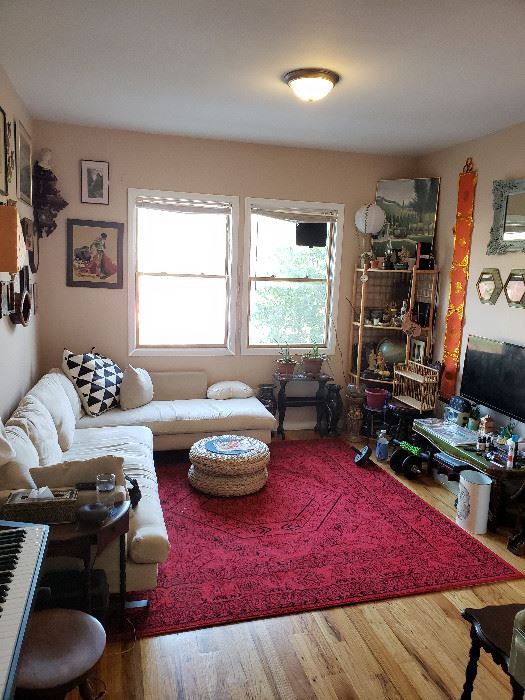 Note: Piano and Tall Wooden Corner Shelf are not for sale.