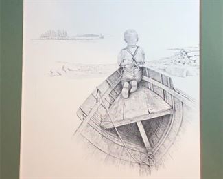 Part of a lot of limited edition pencil signed prints by Consuelo Eames Hanks.
