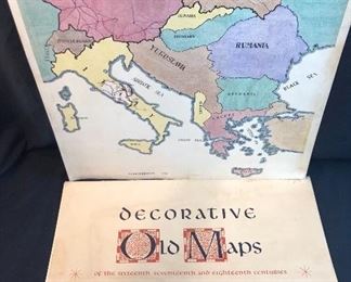 Reproductions of old maps & Hand drawn map.