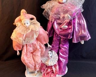 Silvestri/ Leika Harlequin Dolls