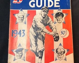 Spinks Baseball Guide 1943- part of a lot