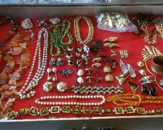 Nice selection of her personal jewelry.