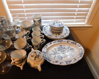 Assorted Blue Danube China