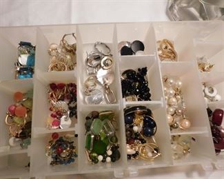 Several Pairs of Costume Earrings