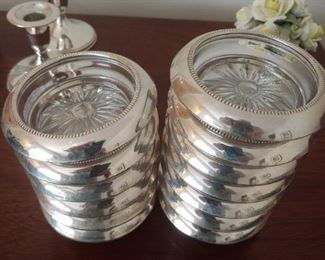 Sterling Rim Coasters