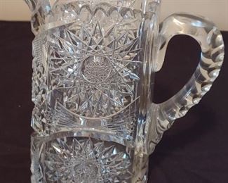 Cut Glass Pitcher