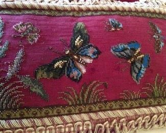 Another custom pillow from Victorian beading