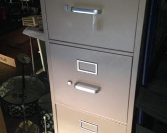 Four-drawer file cabinet