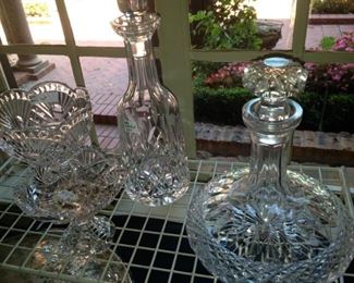 Lovely bowls and decanters