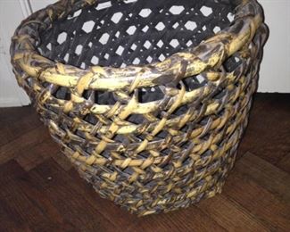 One of several large baskets