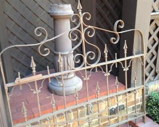 One of two Victorian iron gates (more fencing available)