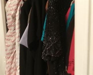 plus size clothing, some with tags still on them, 4 closets worth