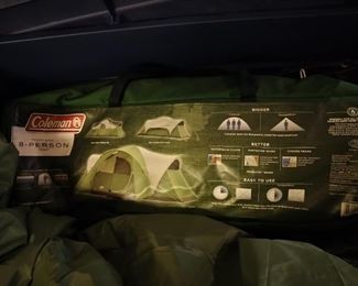 8 man tent, looks like it was never used.