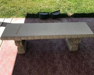 Cement bench