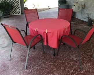 Table and chair