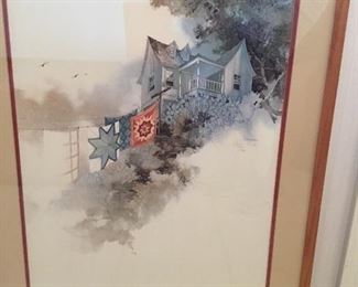 The cottage 27” x 34 1/2”