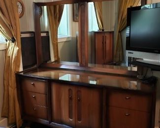 Mid-Century Dresser with Mirror