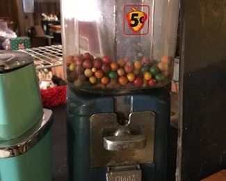 Vintage gum ball machine
