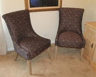 Walter E. Smithe accent chairs
