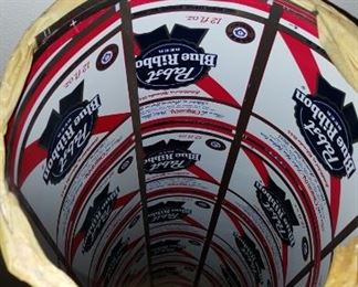 Uncut Pabst beer cans