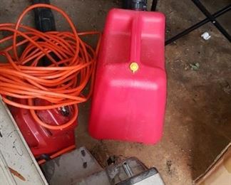 Gas Can & Cords