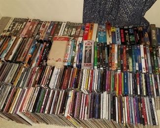 CD's DVD's & VHS