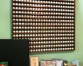 408 golf balls and display