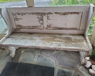Nice Distressed Old Bench