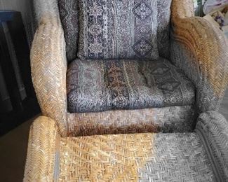 Pottery Bann Chair & Ottoman