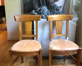 Set of Ten French Chair 8 Side as Pictured here and 2 Arm not pictured