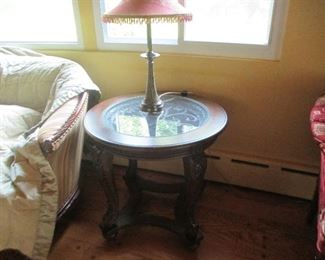 End Table with Glass