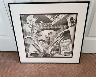 MC Escher Print Framed
