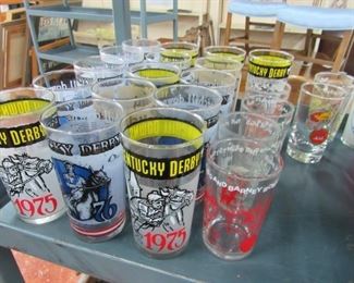 Kentucky Derby Glass Tumblers