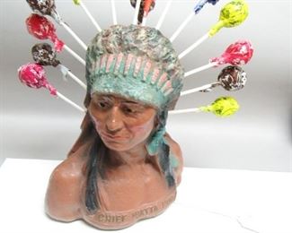 Chief Watta Pop Lollipop Display