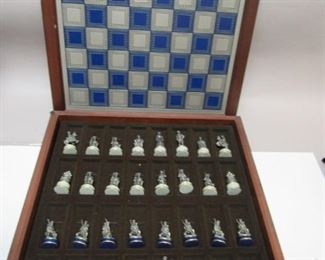 Franklin Mint Civil War Chess Set