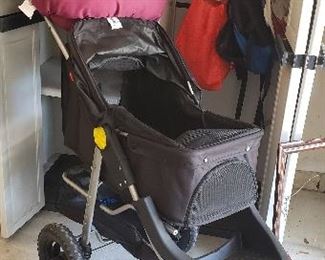 Dog Stroller and Supplies