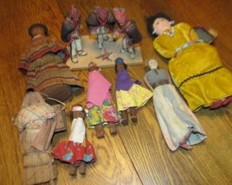 Nice collection of Seminole and other dolls